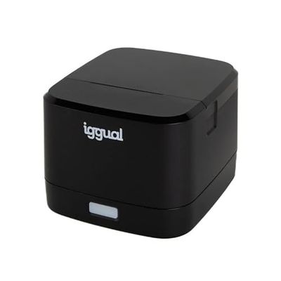 Glowster Imprimante Thermique 58 mm USB et RJ11, Couleur Noire, idéale pour Les Tickets et reçus dans Les magasins et Les Restaurants.
