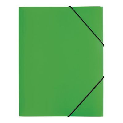 Pagna 21613 – 05 cartellina con ELASTICO, formato A4, 3 lembi, Verde