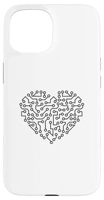 Electronics Engineer Funny - Electronics Heart Case for iPhone 15