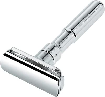 MERKUR Rasoio di sicurezza DOVO Futur Chrome, 100 g, 1 pz