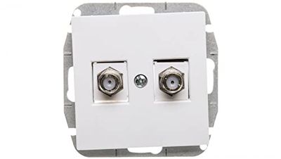 SENTIA 5901752639546 TV-stopcontact, type F-F, 2 stuks