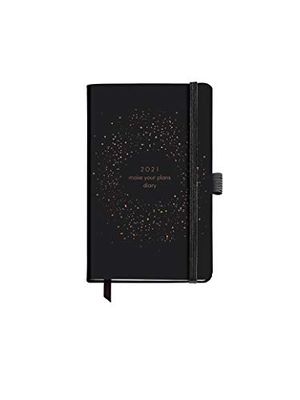 MIQUELRIUS – Milky Way Diary – Spanish, Day Page, Size 90 x 140 mm, Paper 70 g, Rigid Cover Cardboard Lined, Black Galaxy