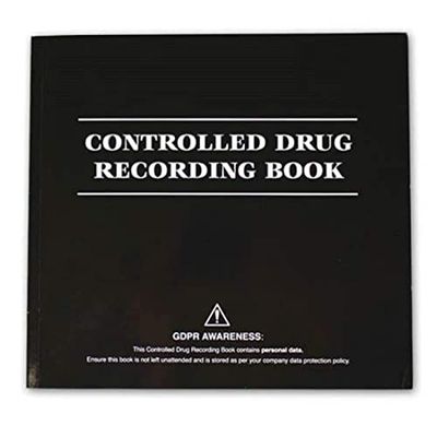 GDPR Livre d'enregistrement de médicaments contrôlé