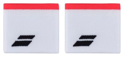 Babolat Unisex vuxenarmband, frotté med logotyp, en storlek, färg vit/grå, snabb svettabsorption, bredd 7,5 cm, svart handledsband för gymnastik, tennis, badminton och padel