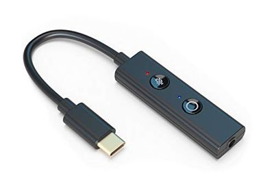Creative Sound Blaster Play!4 Adaptateur Audio Haute Résolution, DAC USB-C Carte Son Externe Compatible avec Windows, Mac, PC, PS4, Casques, Écouteurs