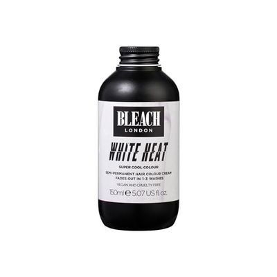 Bleach London Crème colorante semi-permanente pour cheveux Blanc chaud 150 ml