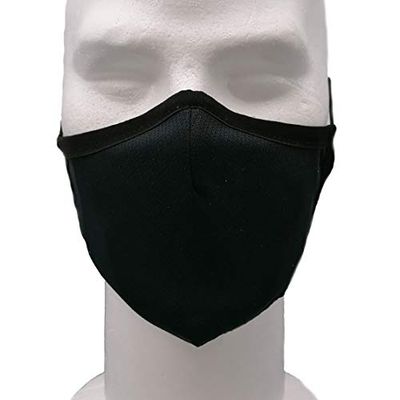 YPM Face Covering Mask Men, Washable, Black, 0.021 kg