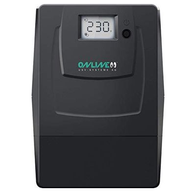 ONLINE USV-Systeme USV YUNTO Smile 800 Interactivité de Ligne 800 VA 480 W 2 Sortie(s) CA