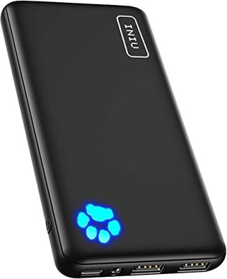 INIU Power Bank, 10000mAh Ultra Slim & Lichtgewicht Snel Opladen Powerbank, Kleine maar Sterke Externe Batterij Compatibel met 15 14 13 12 Pro Max Mini Samsung S24 S23 S22 Huawei Xiaomi