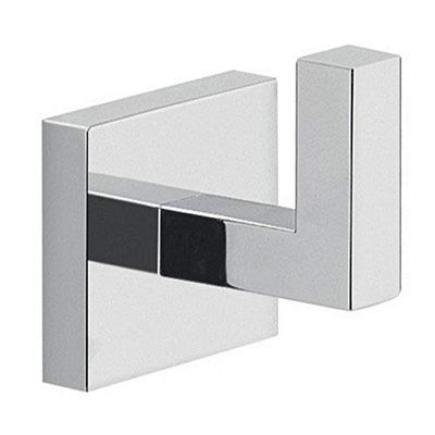 Gedy A026-13 Gancho de baño, 0.22" L x 1.7" W, Cromado