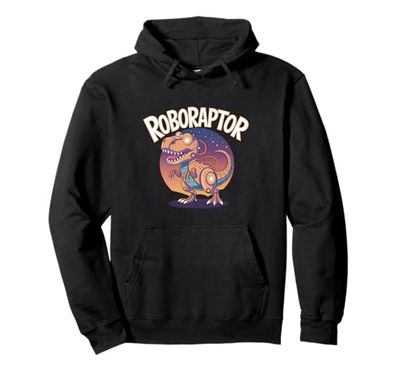 Robotic Dinosaur T-Rex Robotic Engineer Dino Funny Robot Pullover Hoodie