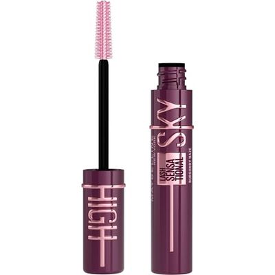 Maybelline New York, Sky High Lash Sensational Mascara, Limitless Length & Volume, Flex Tower Brush, Light-as-Air Feel, With Bamboo Extract, Burgundy Haze