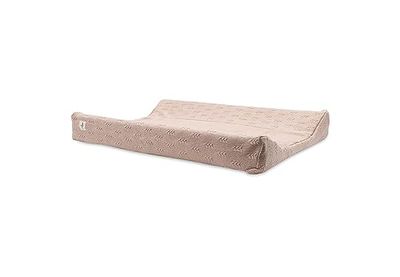 Jollein 022-503-67065 - Funda para cambiador, tejido de grano, color rosa (50 x 70 cm)