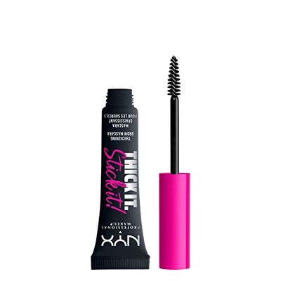 NYX PROFESSIONELL MAKEUP Thick It Stick It Tjockare Brow Mascara, ögonbrynsgel - Svart