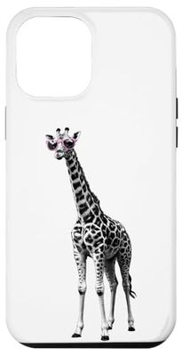 Halftone Girafe Lunettes de Soleil Girafes Coque pour iPhone 12 Pro Max