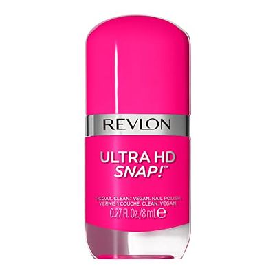 Revlon Ultra HD Snap, Vernis à ongles, 100% vegan, 78% d'ingrédients d'origine naturelle, Formule intense, Brillante et Fortifiante, N°028 Rule the World - 8 ml