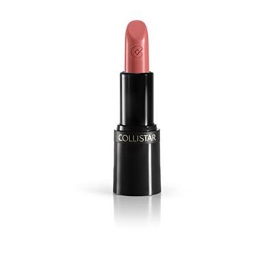 Collistar Rossetto Puro, n.102 Rosa Antico, Colore puro e aderente per labbra idratate e rigenerate, Texture cremosa e confortevole, Finish satinato, 3.5ml