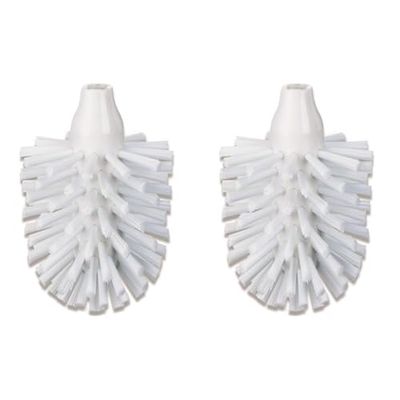 Kela 20140 Brosse WC de Rechange 'La Brosse', Coloris Blanc (Lot de 2)