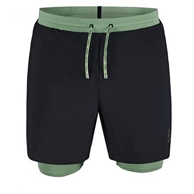 Odlo Uomo Pantaloncini da corsa 2-in-1 X-ALP TRAIL 6 INCH