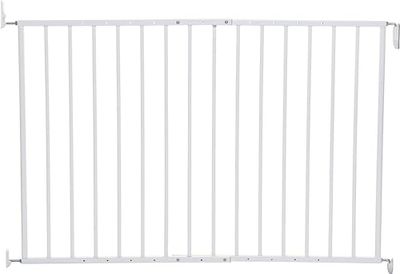 Stork Extendable Baby Safety Gate - Hardware Mounted Gate - Adjustable Width from 68-112cm & 68cm in Height - Swings Open from both Direction - White