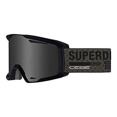 Cébé Unisex's Reference x Superdry Snow Goggles, Dusty Olive Matte, Large