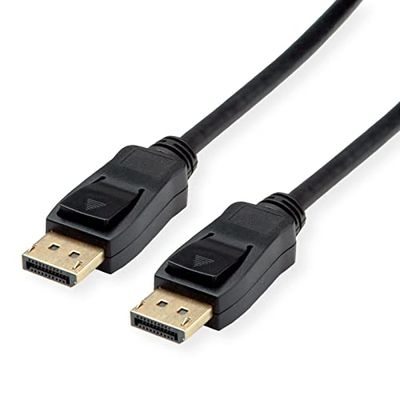 Value 11.99.5811, DP Display Port Cable V1.3/V1.4 Male to Male 2 m Black