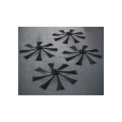 AEG ARSB2, confezione da 4 spazzole laterali PowerBrush, compatibile con robot aspirapolvere RX9, scambio magnetico, protezione per pavimenti delicati