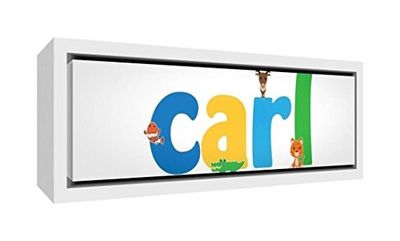 Little Helper CARL1542-FC-15DE Impression sur toile montée sur châssis en bois 24,5 x 33 x 3 cm