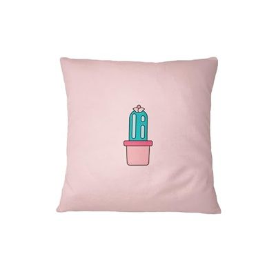 Bona Basics, Taie d'oreiller décorative Décoration de la Maison pour canapé, cafétéria, Taille: 45X45 cm, Couleur: Rose clair