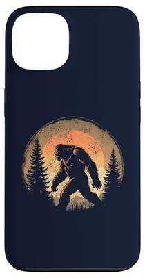 Retro Bigfoot Silhouette Sasquatch Hide And Seek Vintage Mom Case for iPhone 13