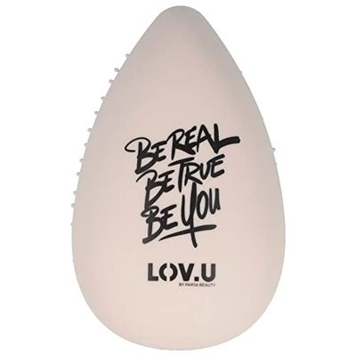 PARSA Beauty LOV.U Detangling Brush Wet & Dry (Pink) - Hair Brush with Multi-Flexible Nylon Pins - Hair Brush - Hair Brush - Hair Brush Women - Hair Brush