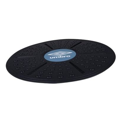 Umbro Balance Board - wiebelplank - 36 x 5,5 cm - evenwichts- en krachttraining - zwart/blauw