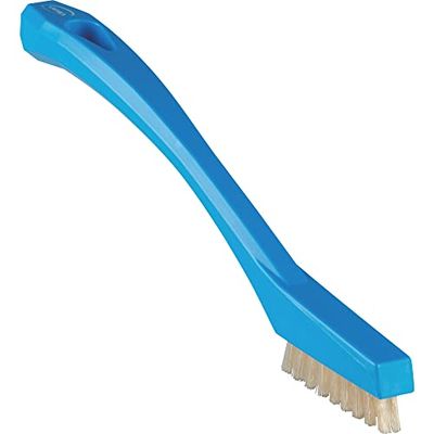 Vikan - Igiene - Spazzola di precisione - Fibre extra dure resistenti al calore - Blu