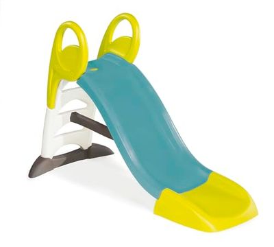 Smoby 820505, Tobogán KS, Azul/Verde, 150 cm Superficie de Deslizamiento