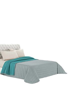 Elegant Q-EL-1P sommar täcke ljusgrå/vatten, 100% mikrofiber, 170 x 270 cm