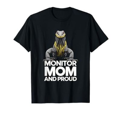 Nile Monitor Fan Monitor Mamma E Orgoglioso Rettile Appassionato Maglietta