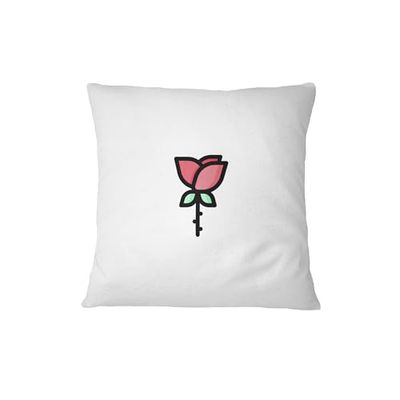 Bona Basics, Fodera decorativa per cuscino, decorazione per la casa, per divano, caffetteria, Dimensioni: 45X45 cm, Colore: Bianco