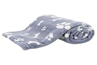 Trixie Coperta Kenny, peluche, 75 × 50 cm, blu