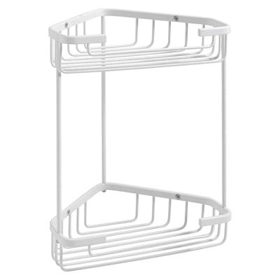 Gedy Augustus Porte-objets double angle Blanc