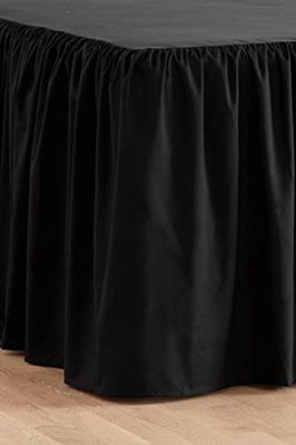 Jotex Zack - Copritetto, 100% cotone biologico di alta qualità, altezza 60 cm, colore: Grigio/nero, 120 x 200 cm