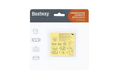 Bestway Onderwater zelfklevende reparatiepleister, reparatieset voor zwembadpatchs, reparatiepleister, 10 patches