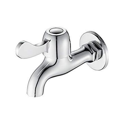 Ibergrif M22001, Grifo de Jardín Agua Fría 1/2'', Grifo de Pared/Exterior, Crome, plata