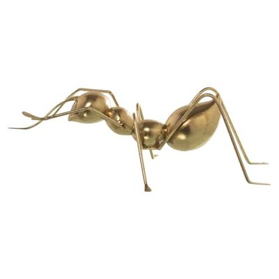 Alexandra House Living Figurine décorative dorée en Plastique Fourmi 22 x 29 x 10 cm
