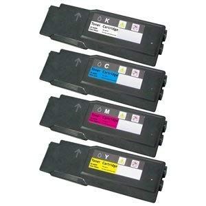 ENCRE BREIZ PACK 4 toners Compatibles pour Xerox workcentre 6515 Phaser 6510 REMPLACE 106R03480,106R03477,106R03478,16R03479