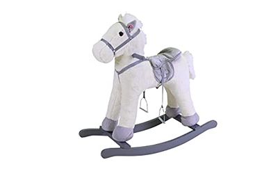 KNORRTOYS.COM-Caballo Mecedora Edda, Color Blanco (40504)