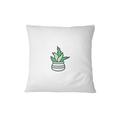 Bona Basics, Fodera decorativa per cuscino, decorazione per la casa, per divano, caffetteria, Dimensioni: 45X45 cm, Colore: Bianco