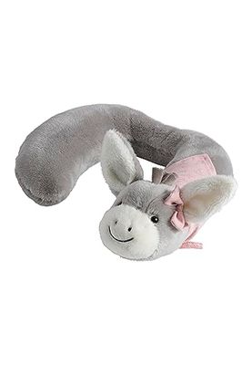 Coussin de nuque pour enfant Motif animal fille, Rose Délicat