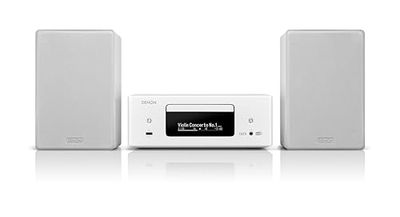 Denon CEOL N12DAB All-in-One system z odtwarzaczem CD, radiem DAB/FM, HDMI ARC i wbudowanym HEOS®, biały