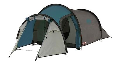Coleman Cortes 2, Tenda da Campeggio per 2 Persone, 1 Camera da Letto, Assolutamente Impermeabile e Leggera, con Telo di Fondo Cucito Unisex, Blu, Taglia Unica