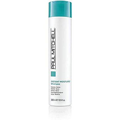 Paul Mitchell Instant Moisture Shampoo – fuktgivande hårtvätt, vårdande schampo perfekt för torrt hår, 300 ml (1-pack)